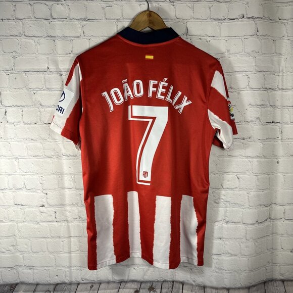 Atletico Madrid 2017 Home Jersey Nike Dri-Fit Joao‎ Felix #7 Medium 724614-100 - Picture 6 of 11